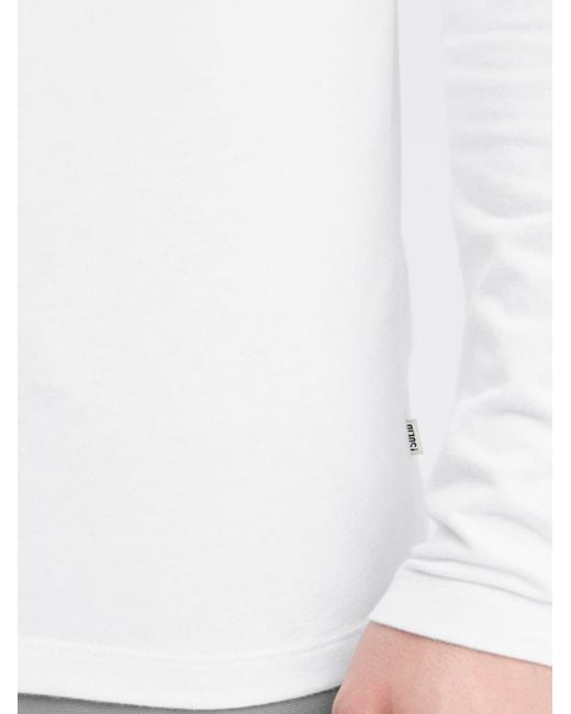 Solid Langarmshirt Sdodatten in White für Herren