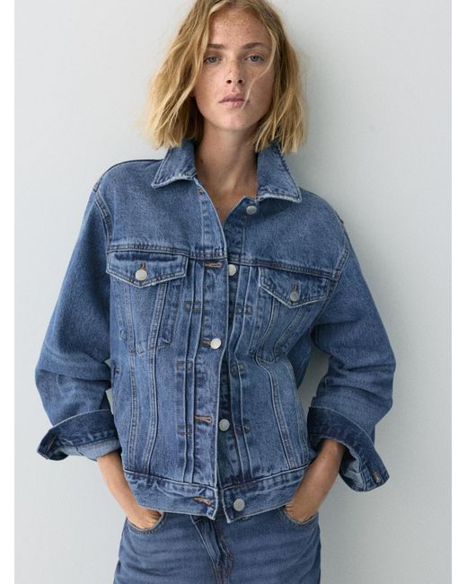 Pull&Bear Blue Jacke