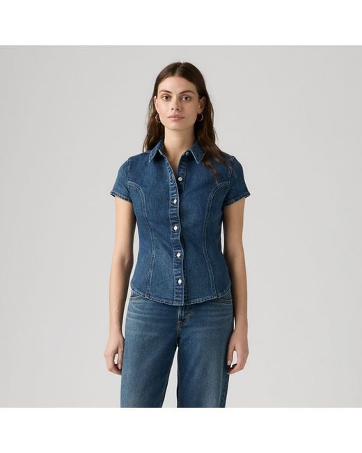 Levi's Blue Levis Bluse