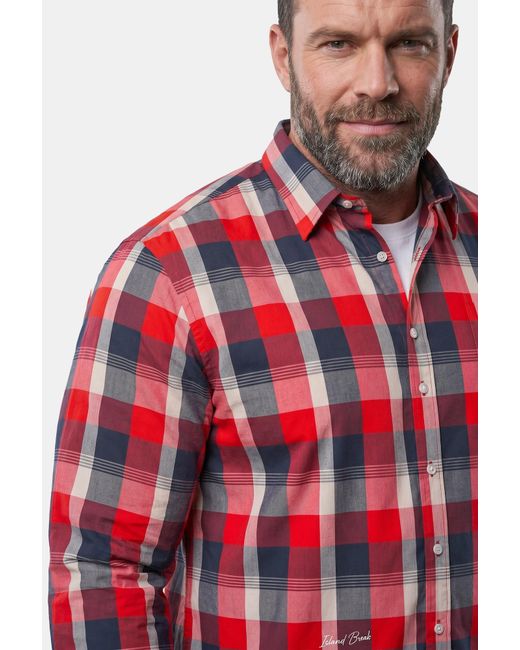 Men Plus Hemd in Red für Herren