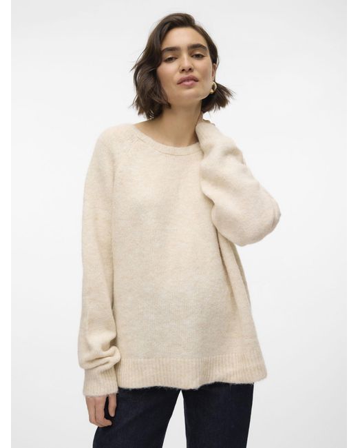 Vero Moda White Strickjacke