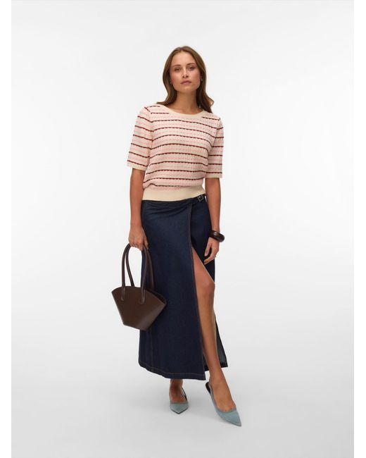 Vero Moda Pink Pullover Vmmonica