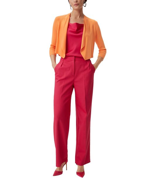 Comma, Orange Strickjacke