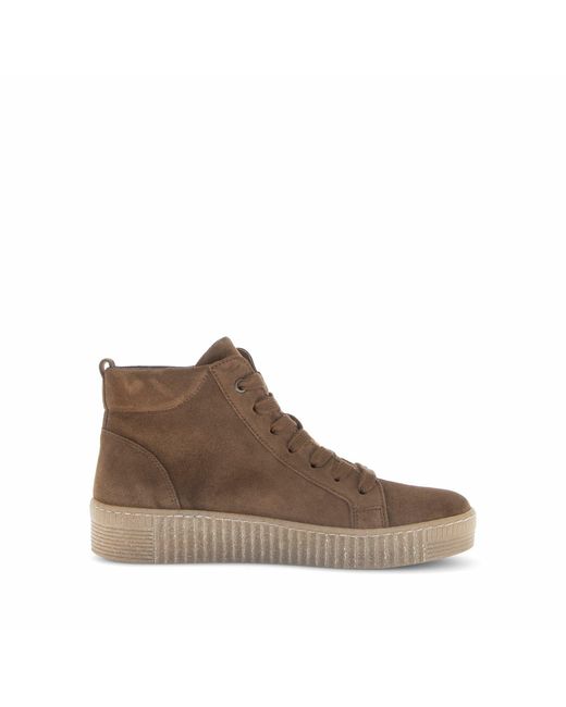 Gabor Brown Schnürstiefelette
