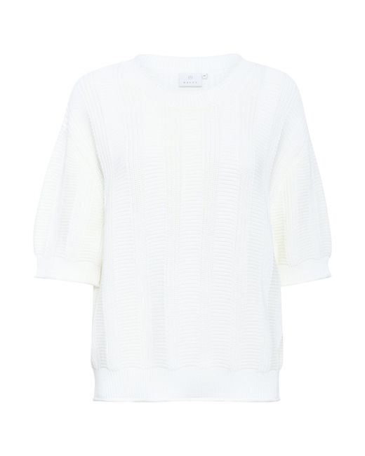 Kaffe White Pullover Whitney