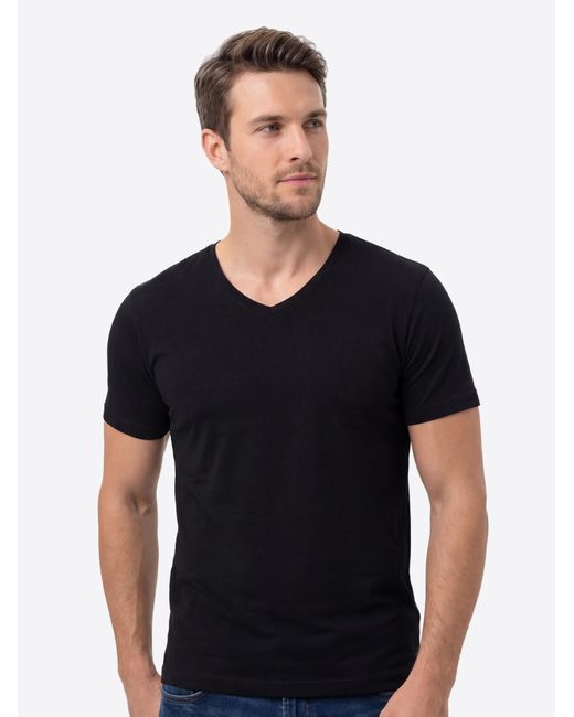 RAGMAN Unterhemd Basic in Black für Herren
