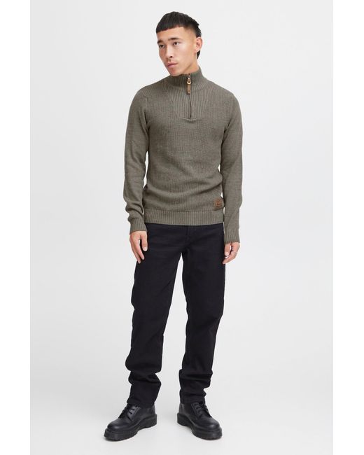 Solid Pullover Tommy in Gray für Herren