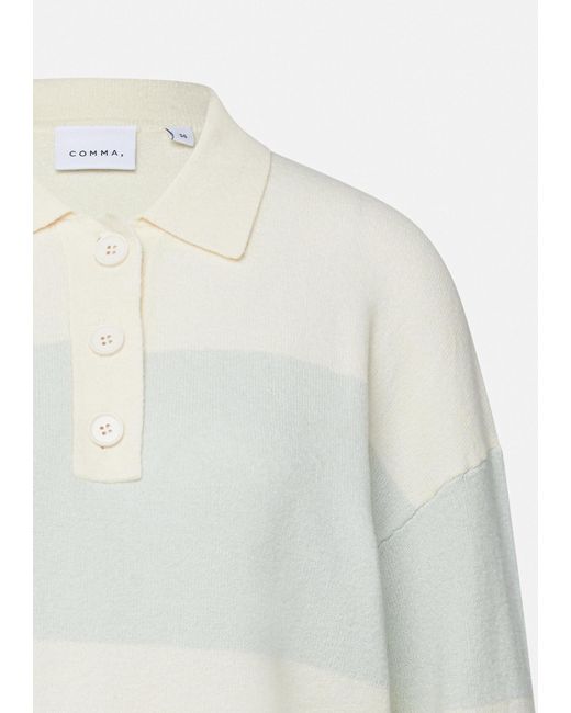 Comma, White Pullover