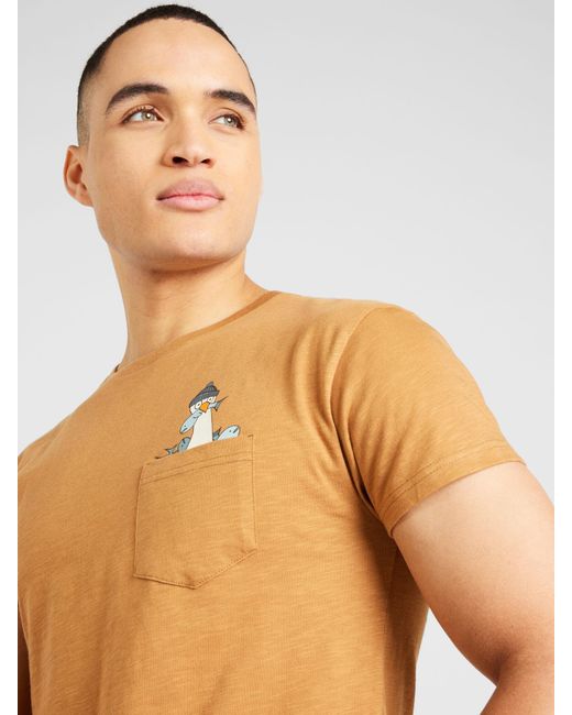 Derbe T-shirt 'langer hals' in Multicolor für Herren