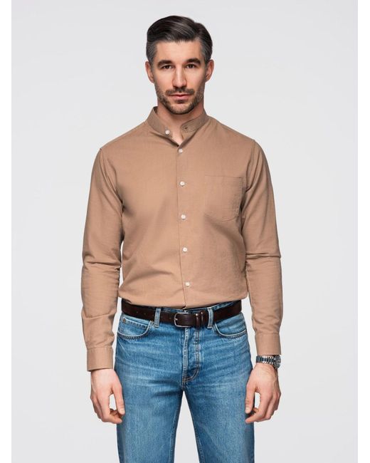 Ombre Hemd in Natural für Herren