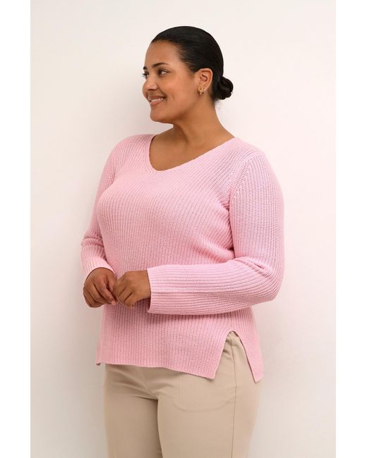 Kaffe Pink Pullover