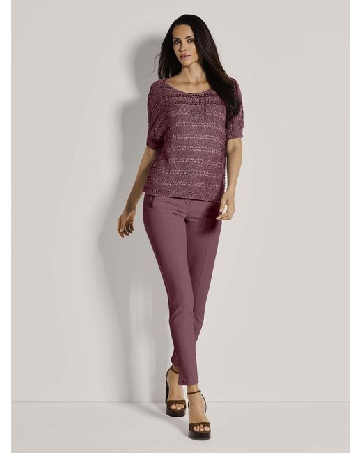 Madeleine Purple Pullover