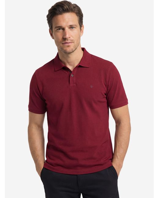 CASA MODA Shirt Basic in Red für Herren