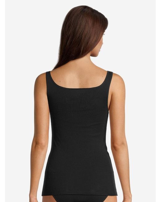 NINA VON C Black Unterhemd Fine Cotton