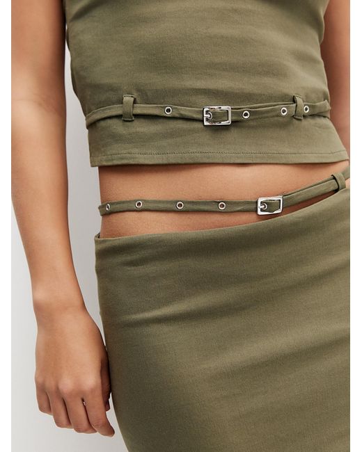 Pull&Bear Green Rock