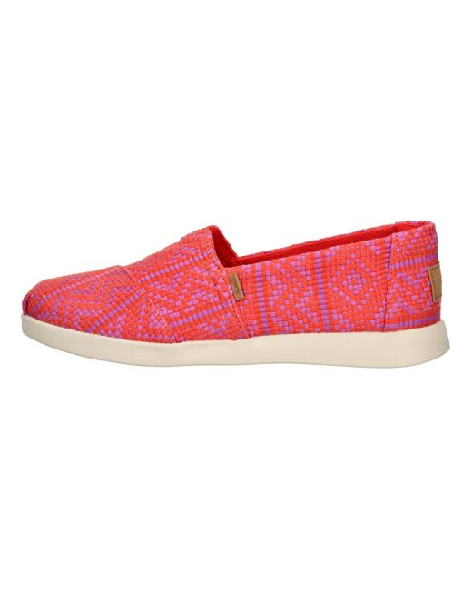 TOMS Red Slipper 'Alpargata Plus'