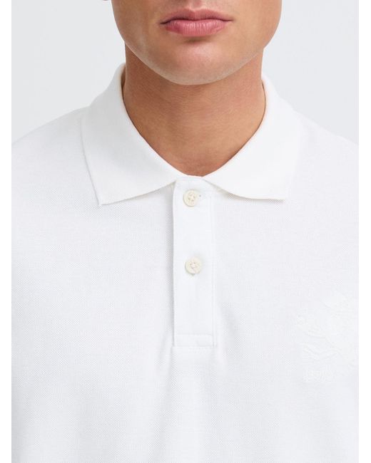 Solid Poloshirt Sdbetova in White für Herren