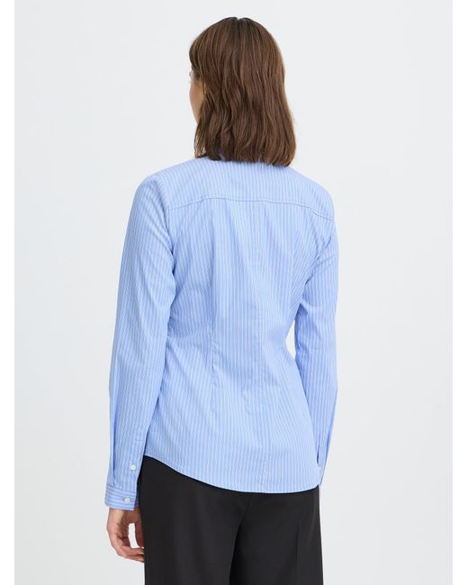 Ichi Blue Bluse Ihdima
