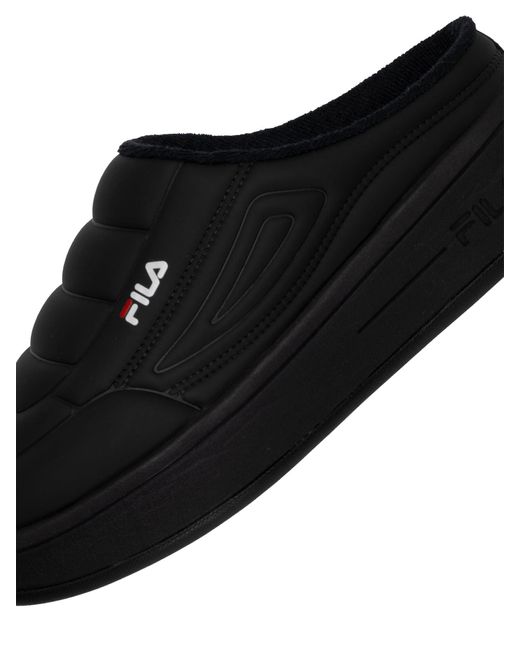 Fila Black Pantolette Superbubble