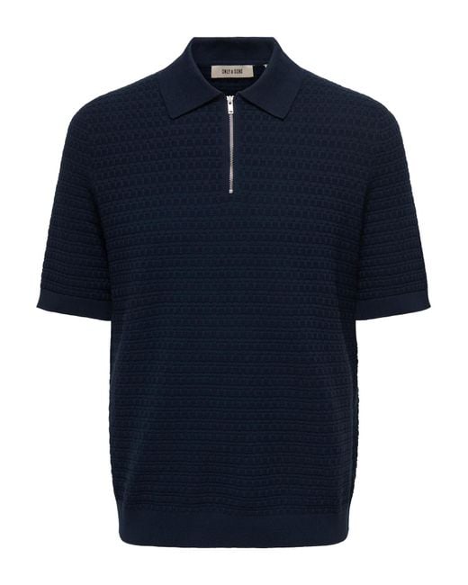 Only & Sons Pullover Menu in Blue für Herren