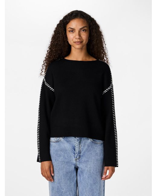Y.A.S Black Pullover Stitcha