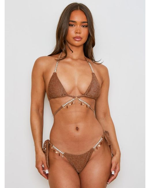 Moda Minx Brown Bikinihose