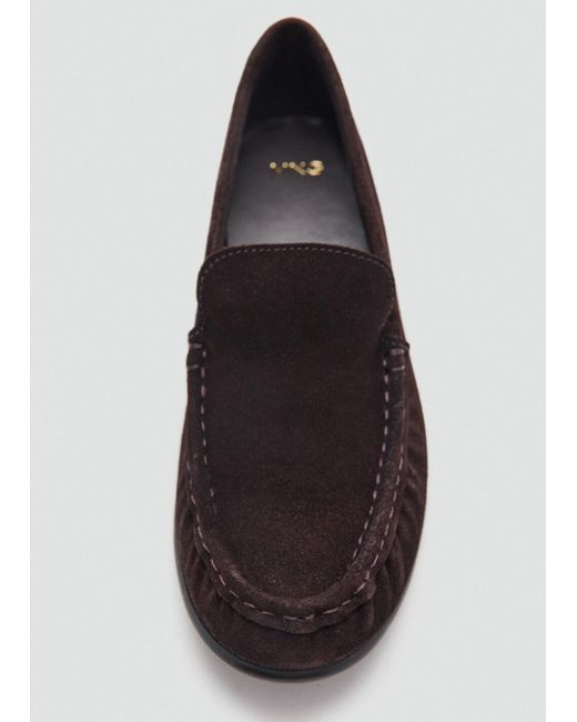 Mango Black Mokassin
