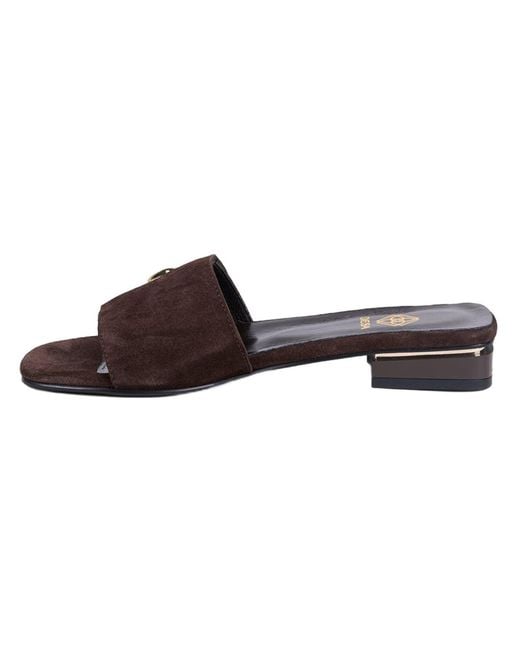 Desa Brown Pantolette Folien