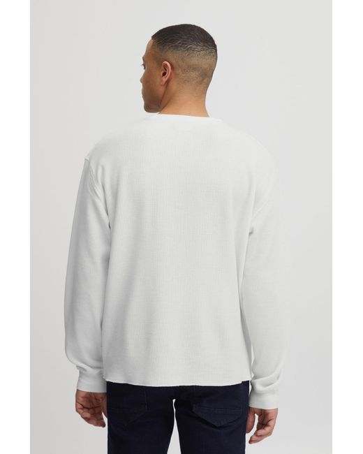 Solid Sweatshirt Fletcher in White für Herren