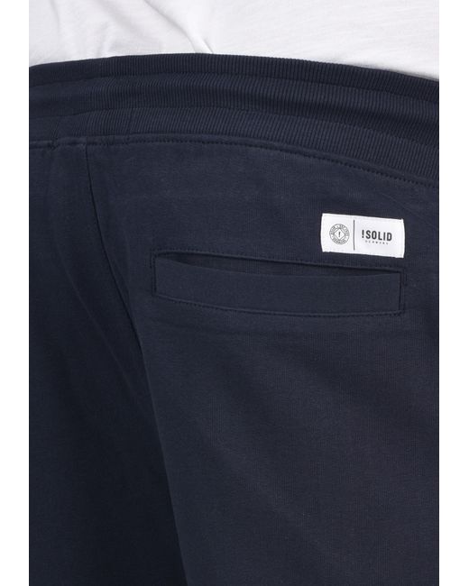 Solid Sweatshorts 'tamp' in Blue für Herren