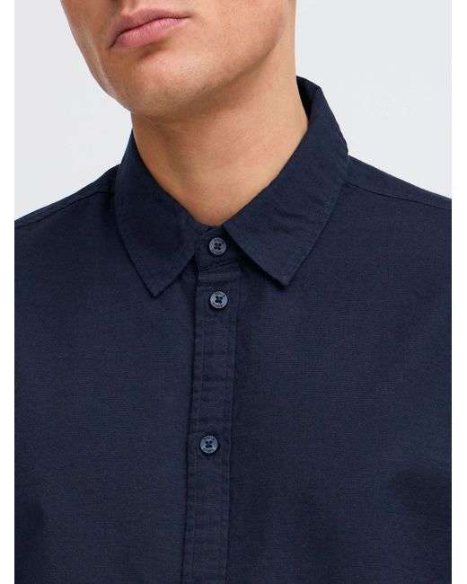 Solid Hemd Sdlitje in Blue für Herren