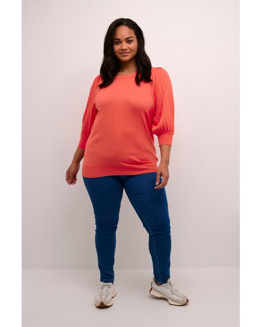 Kaffe Red Pullover 'Loni'