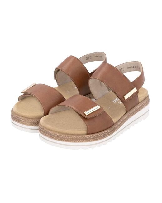 Remonte Brown Sandale Basic