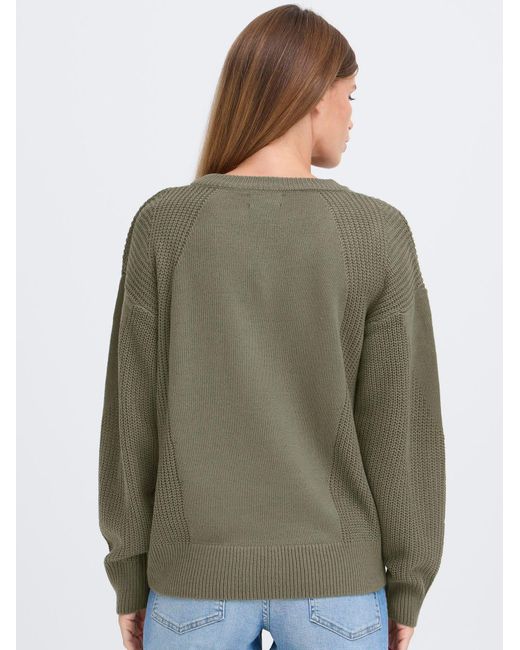 Oxmo Green Strickpullover Oxiselmo