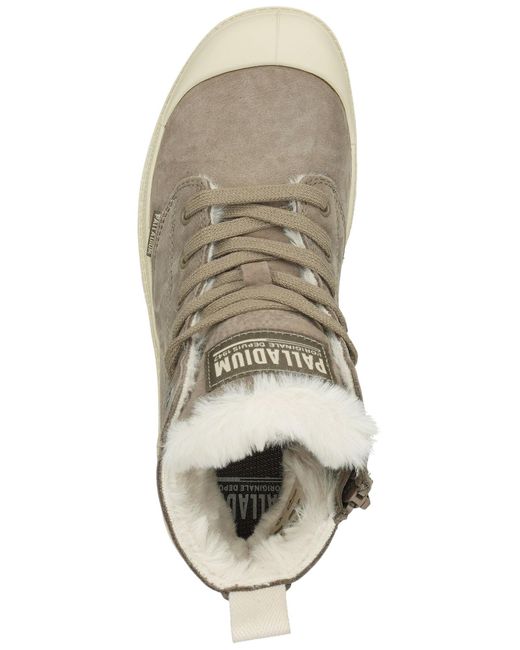 Palladium Natural Schnürstiefelette Pampa