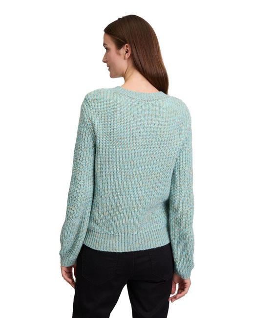 BETTY&CO Blue Strickpullover Mit Struktur