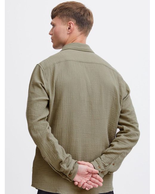 Solid Hemd Diain in Green für Herren
