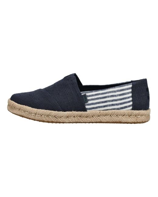 TOMS Blue Espadrilles