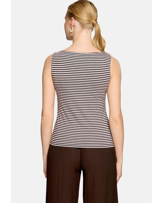 Zero Black Basic Shirt Mit U-Boot-Ausschnitt
