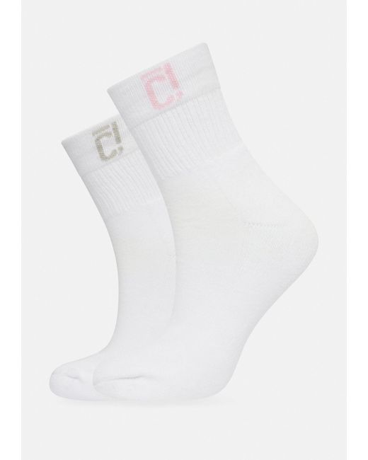Comma, White Socken
