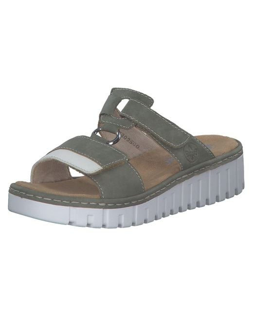 Rieker Gray Pantolette