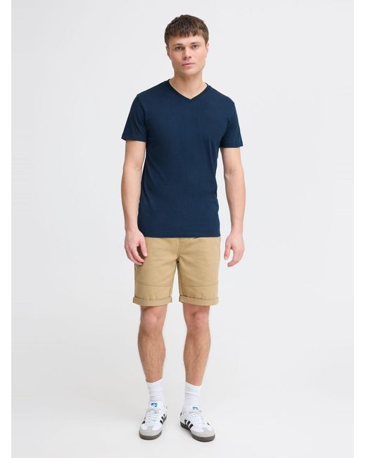 Solid T-Shirt Sdodilian in Blue für Herren