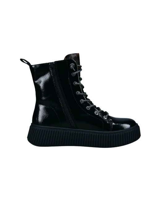 Bugatti Black Schnürstiefelette