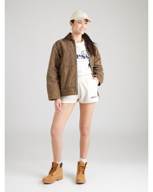 Ellesse White T-Shirt 'Silo'