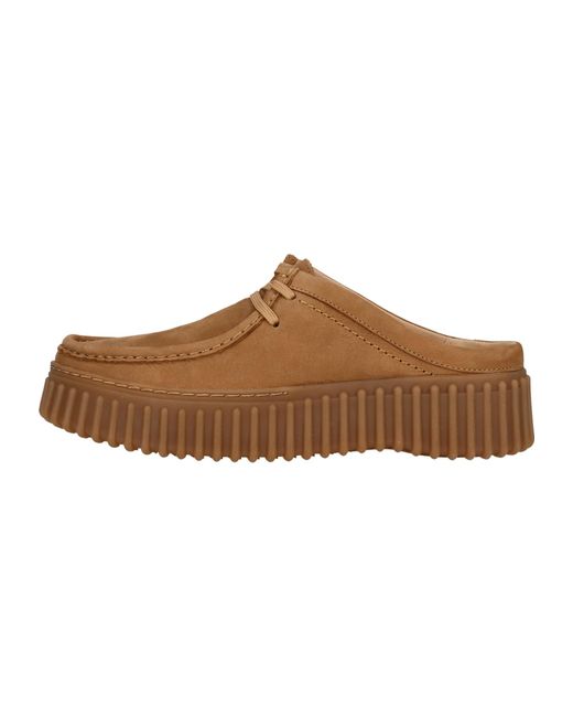 Clarks Brown Clogs Torhill