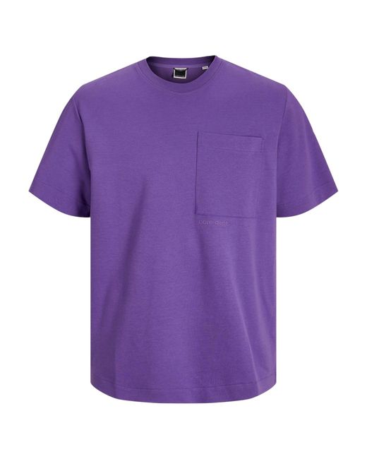 Jack & Jones T-shirt 'commute' in Purple für Herren