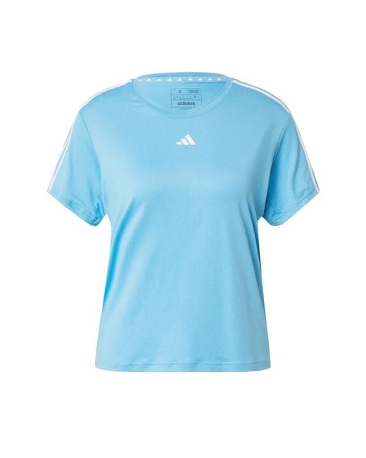 Adidas Originals Blue Funktionsshirt 'train essentials'