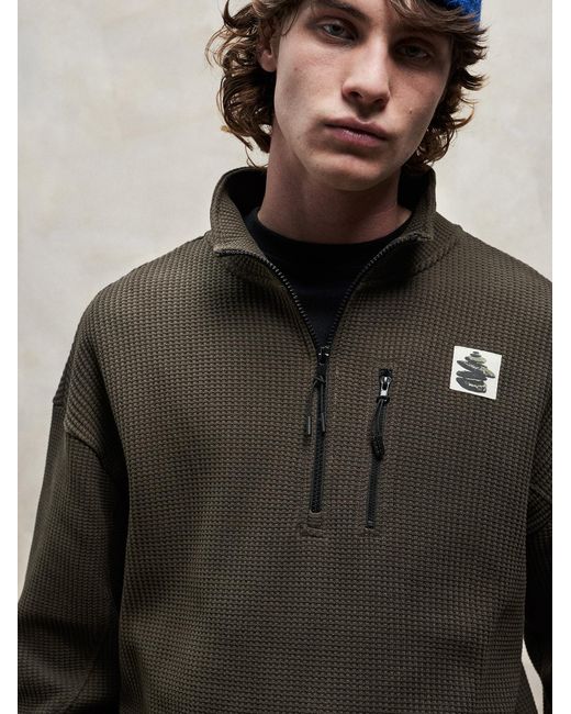 Pull&Bear Sweatshirt in Green für Herren
