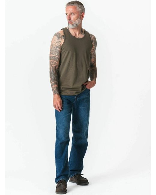 TeeShoppen Top Basic Tanktop in Green für Herren