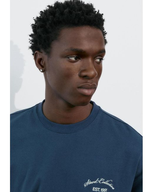Pull&Bear Shirt in Blue für Herren